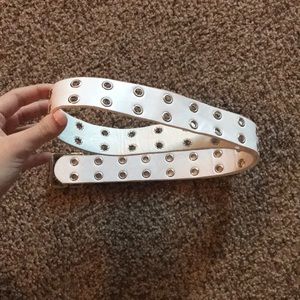 White Holed Belt (Never Worn)